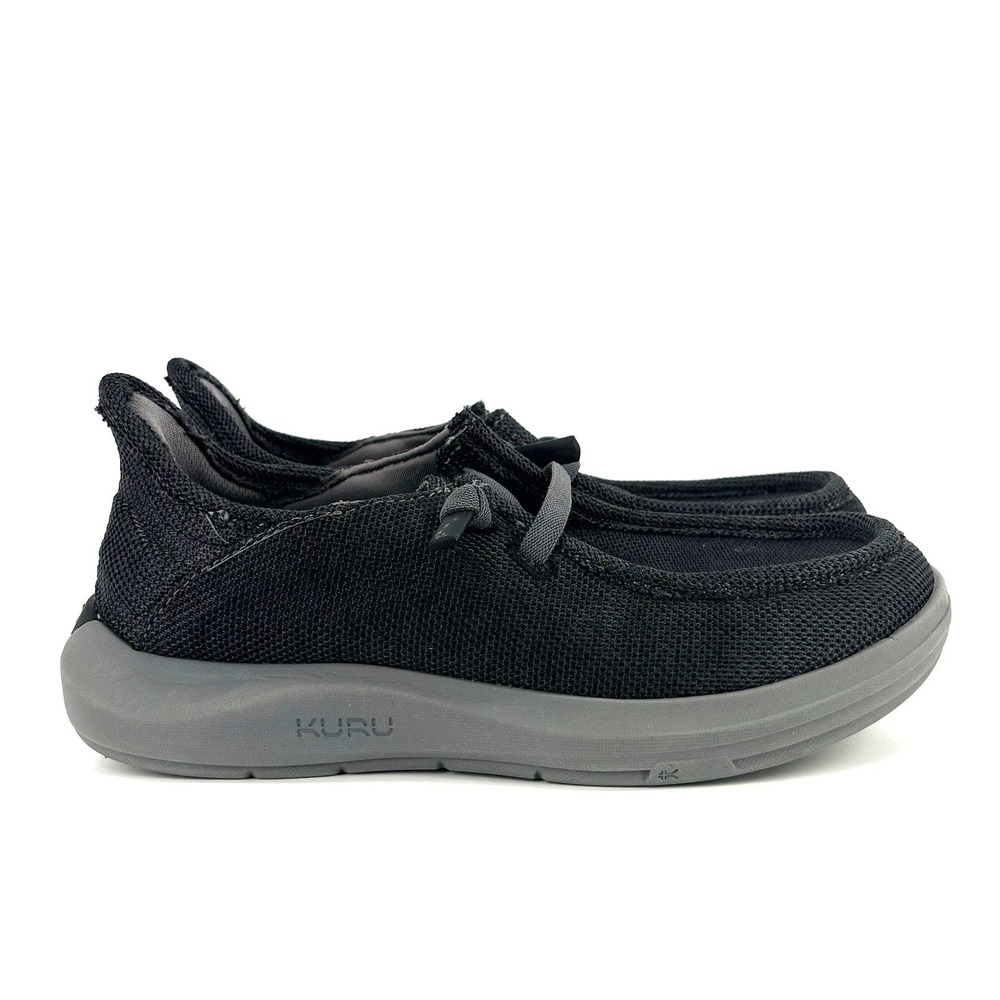 KURU Draft Rento Loafer Women's 7 Dark Gray Shoes Casual Slip-on Lace Up